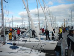 Vorbereitung zur J80 Regatta