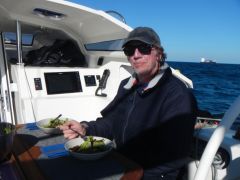 1. Abendessen auf See