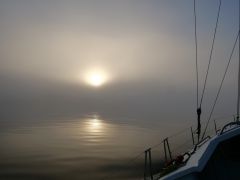 Ketchikan die Sonne kommt durch