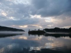 Gowlland Harbour Abend