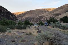 Deschutes River Abendstimmung