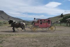 Postkutschen Station Hat Creek Ranch