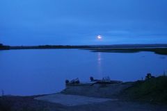 Mondaufgang Yukon River